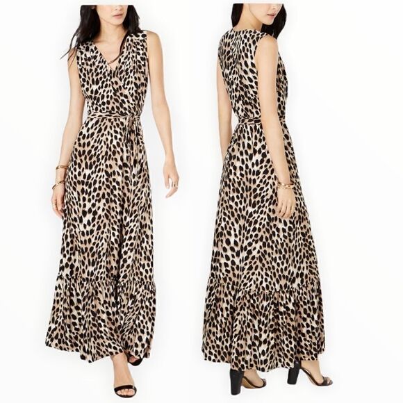 INC International Concepts Leopard Print Dress - Picture 1 of 5